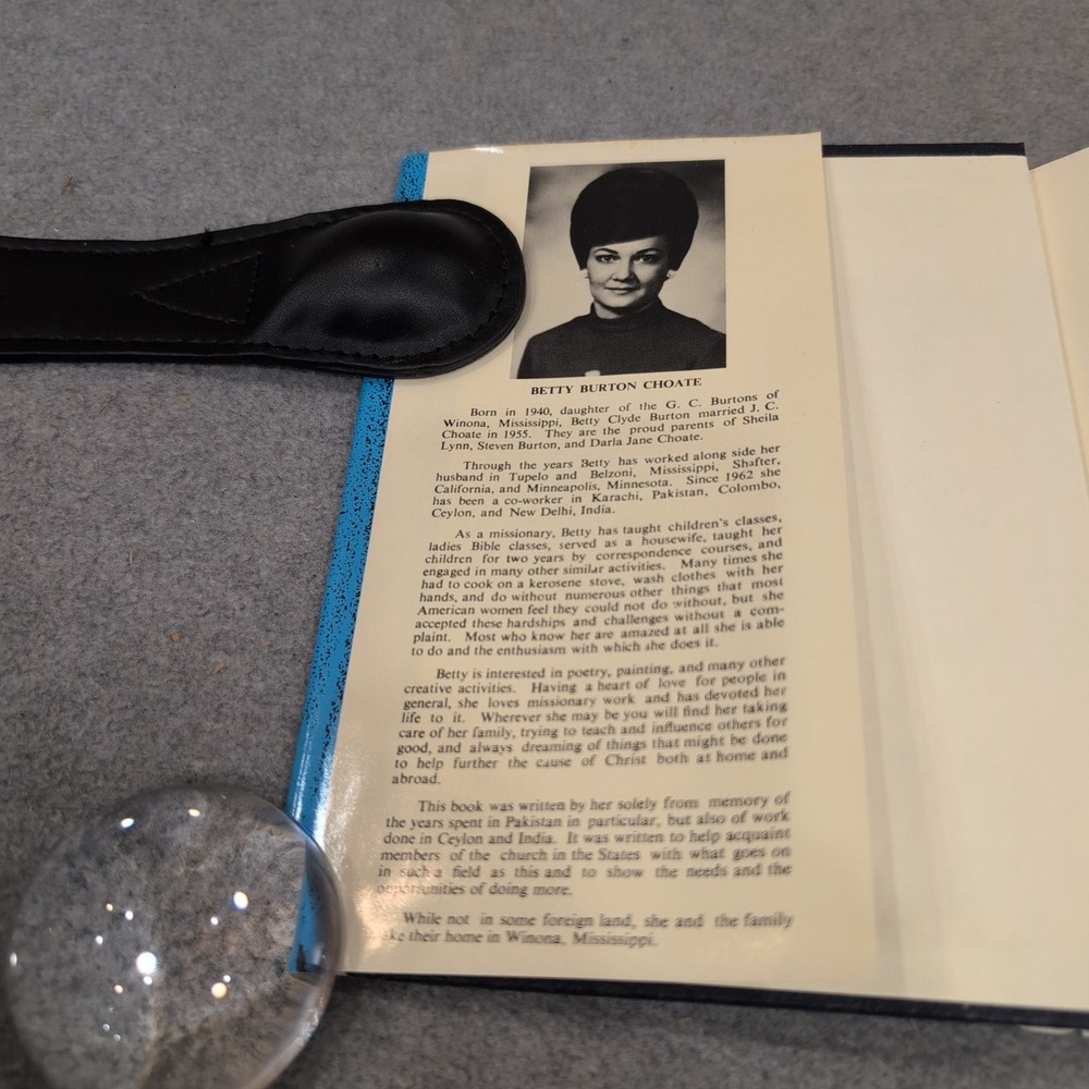 First Steps in Faith Betty Burton Choate 1981 3rd Ed Hardcover Missions Memoir - Picture 2 of 4